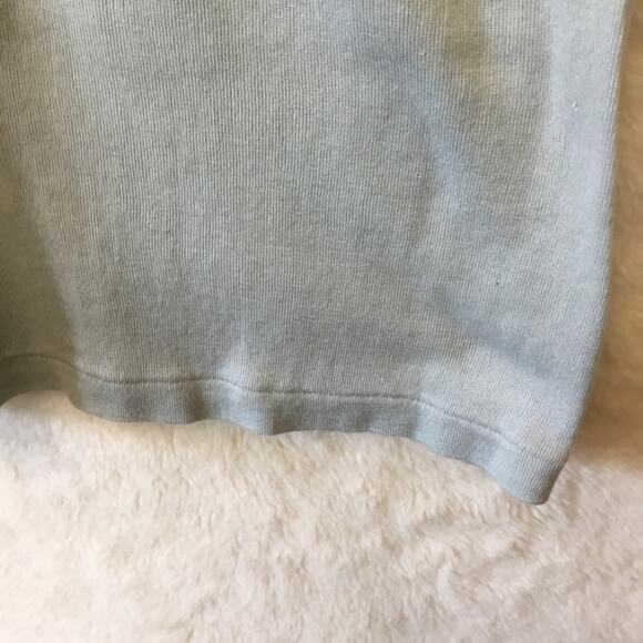 Emerson Light Blue V-Neck w/ Button Tank Top - Picture 8 of 10